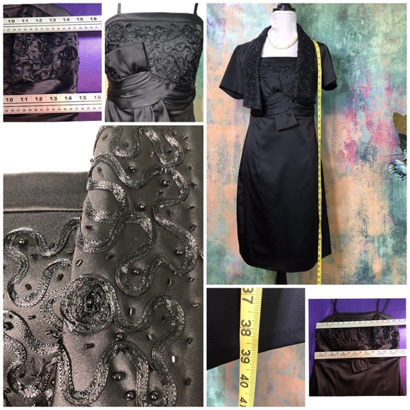 💜For Costume Formal Party Dress w/ Bolero Jacket - Picture 7 of 7